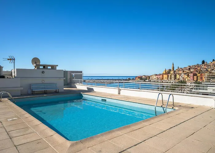 Le Rocamare - Piscine Toit Terrasse - Parking Prive - Terrasse