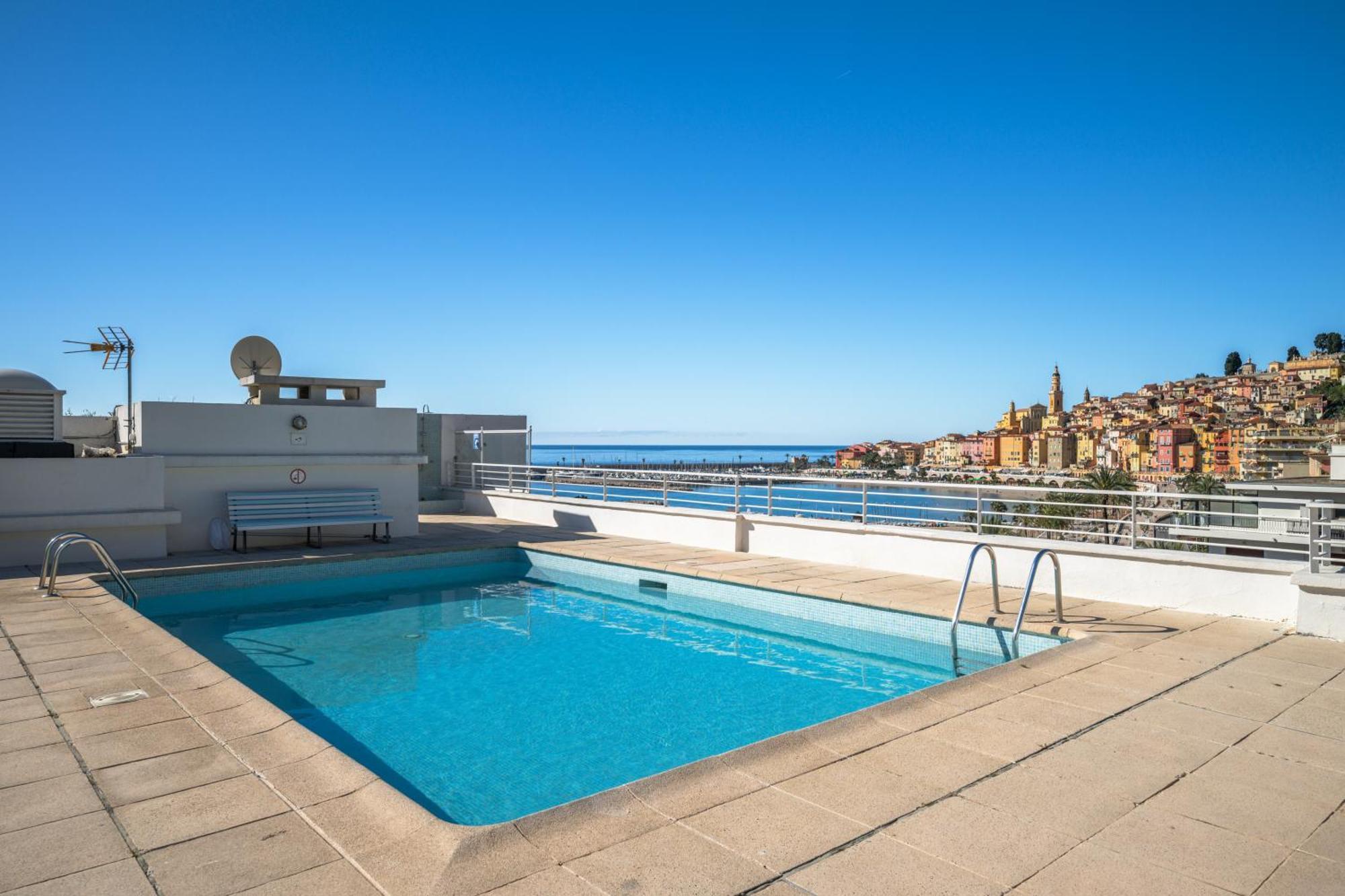 Apartment Le Rocamare - Piscine Toit Terrasse - Parking Prive - Terrasse *